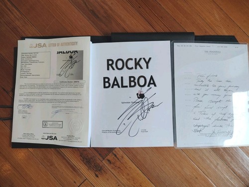 Sylvester stallone signed - sylvester,