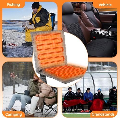 Heated seat pad for - heated,