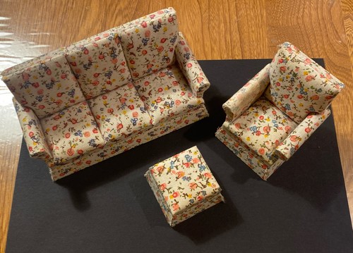 Vintage dolls house furniture - house,