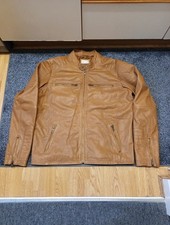 On Fire Mens Tan Leather Cafe