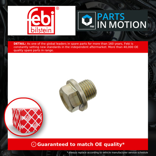 Sump plug 48885 - sump,