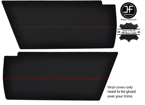 Red stitching rear end - stitching,