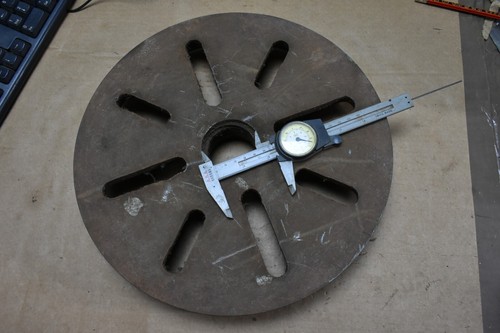 Good used faceplate - 12.1/2",