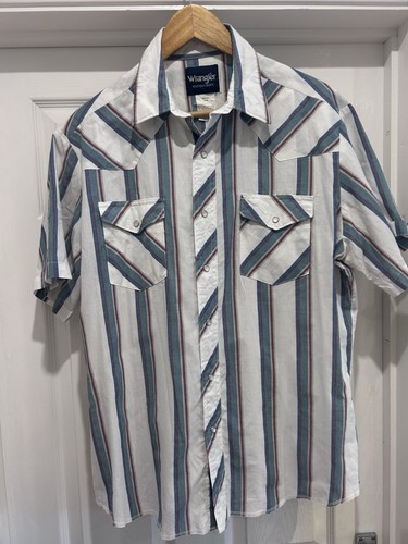 Wrangler western shirt large - wrangler,