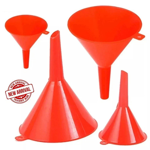 4pc funnel set plastic pouring - 4pc,