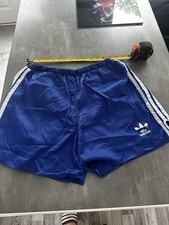 Vintage Adidas 80s Shorts Blue