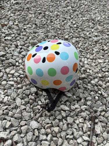 Kiddimoto white spot helmet - kiddimoto,