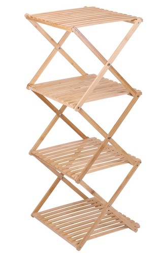 Tier bamboo folding - tier, storage