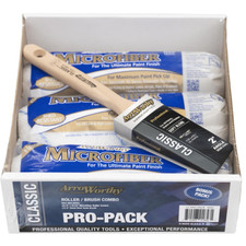 Arroworthy Classic Paint Brush 9" inch Microfibre Rollers Pro Pack 4pc Sets New