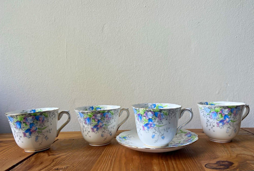 Crown staffordshire floral cup - crown,