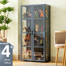 Acrylic Display Cabinet Collection Standing Display Cabinet 130CM Double Door