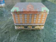 Harrods Great Britain tin - house / store shaped