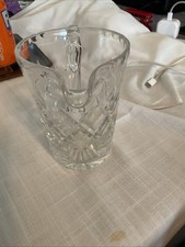 5” Cut Glass Jug With Handle