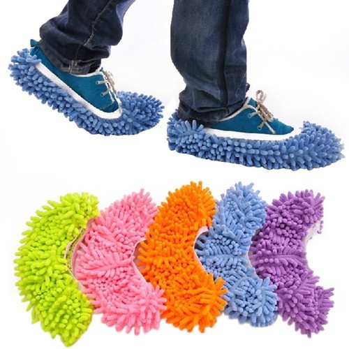 Dust mop slippers shoes floor - slippers,