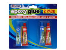 Rysons Epoxy Permanent Adhesive Resin & Hardener Glue Metal,Plastic,Glass,Wood