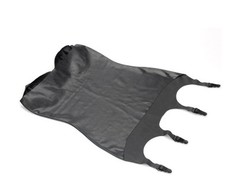 Womens Black Strapless Latex