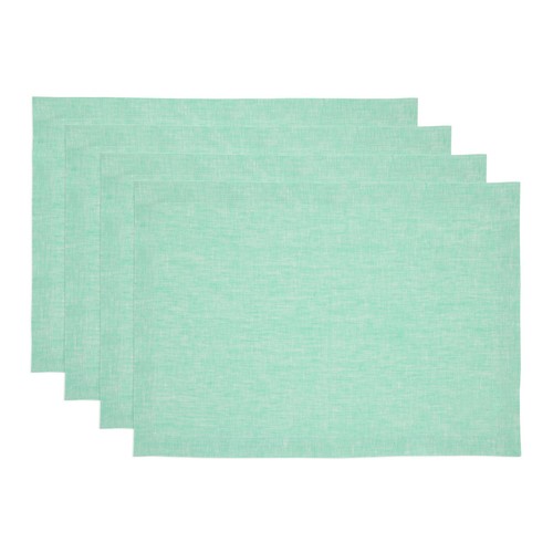 Linen placemats 19 in - linen,