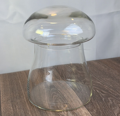Vintage piece clear glass - piece,