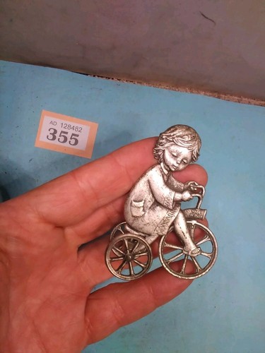 Girl riding trike tricycle - riding,