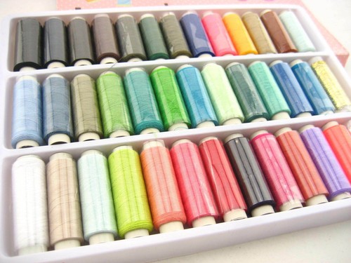 39pcs sewing thread spools set - thread,