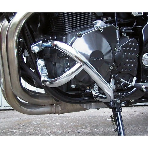 Crash bar protection chrome - bar,