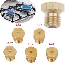 5X UNIVERSAL Natural Gas Jet Set 5 Burner Hob Injector Nozzle Conversion Kit NEW