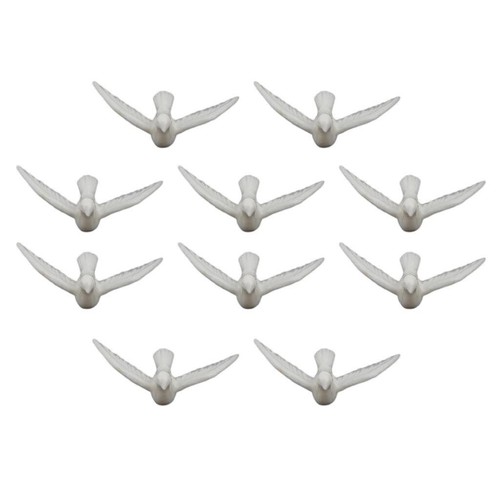 Mini white doves dolls house - mini,