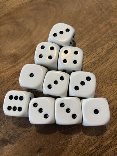 Pack 2cm dice - 10,