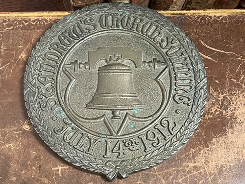 Bronze paper weight from - , the