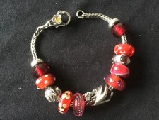 trollbead bracelet, 15 items