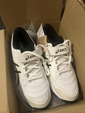 Asics Speed Menace FF White Black Bowling Cricket Shoes - Free P&P RRP £180