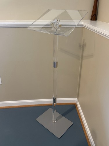 Acrylic lucite lectern podium - lucite,