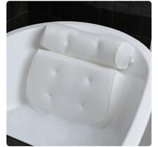 "NEW" Comfort Cloud White Bath Pillow - Soft, Supportive Spa Cushion