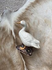 John Bordeaux Pottery Isles Of Scilly Small Duck Figure Sculpture Pottery Bird