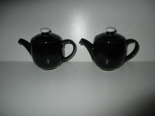 Denby jet teapot salt pepper - denby,