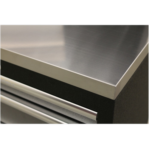 Stainless steel worktop 1360mm - stainless,