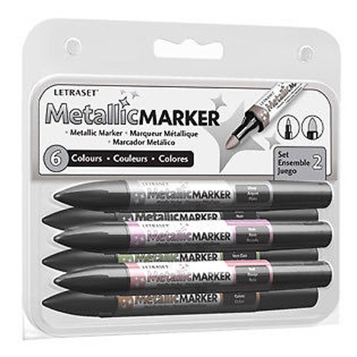 Letraset metallic promarkers - metallic,