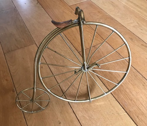 Vintage brass sculpture penny - vintage,