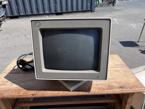 Vintage ibm computer monitor - ibm,