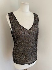 Vera Mont Sequin Top Blouse