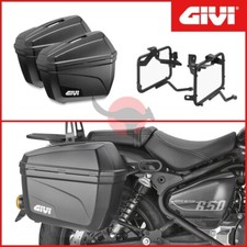 Side Cases + Frames Givi E22 22L Royal Enfield Super Meteor 650 2023-2025