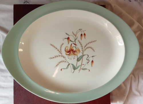Wedgwood tiger lily large - tiger, oval