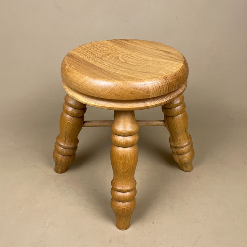 French wooden footstool - french,