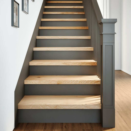 Stair treads 2pc solid oak - stair,