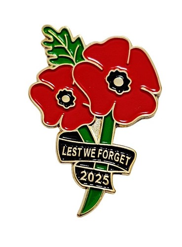 2025 purple poppies ribbon - purple,