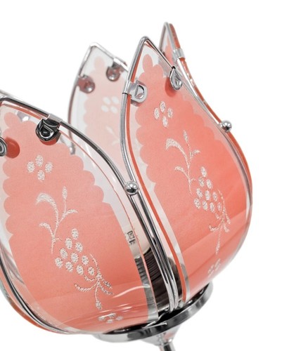 Hollywood regency lotus lamp - lotus,