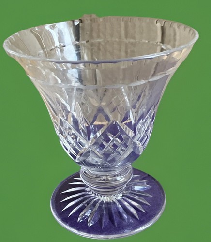 Vintage cut glass crystal vase - vintage,