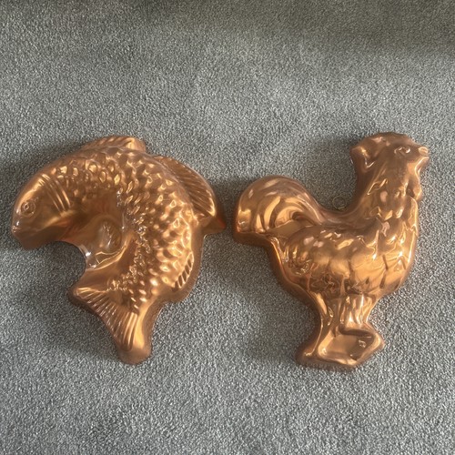 Vtg fish chicken set - /,