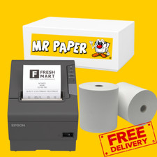 Epson TM-T88V Thermal 80mm Paper Rolls - Box of 20