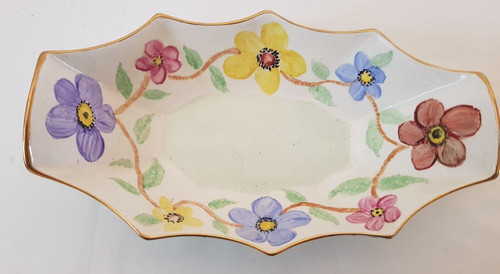 Portland pottery oblong raised - pottery,